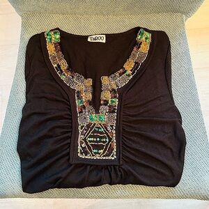 Dazzling bejeweled top